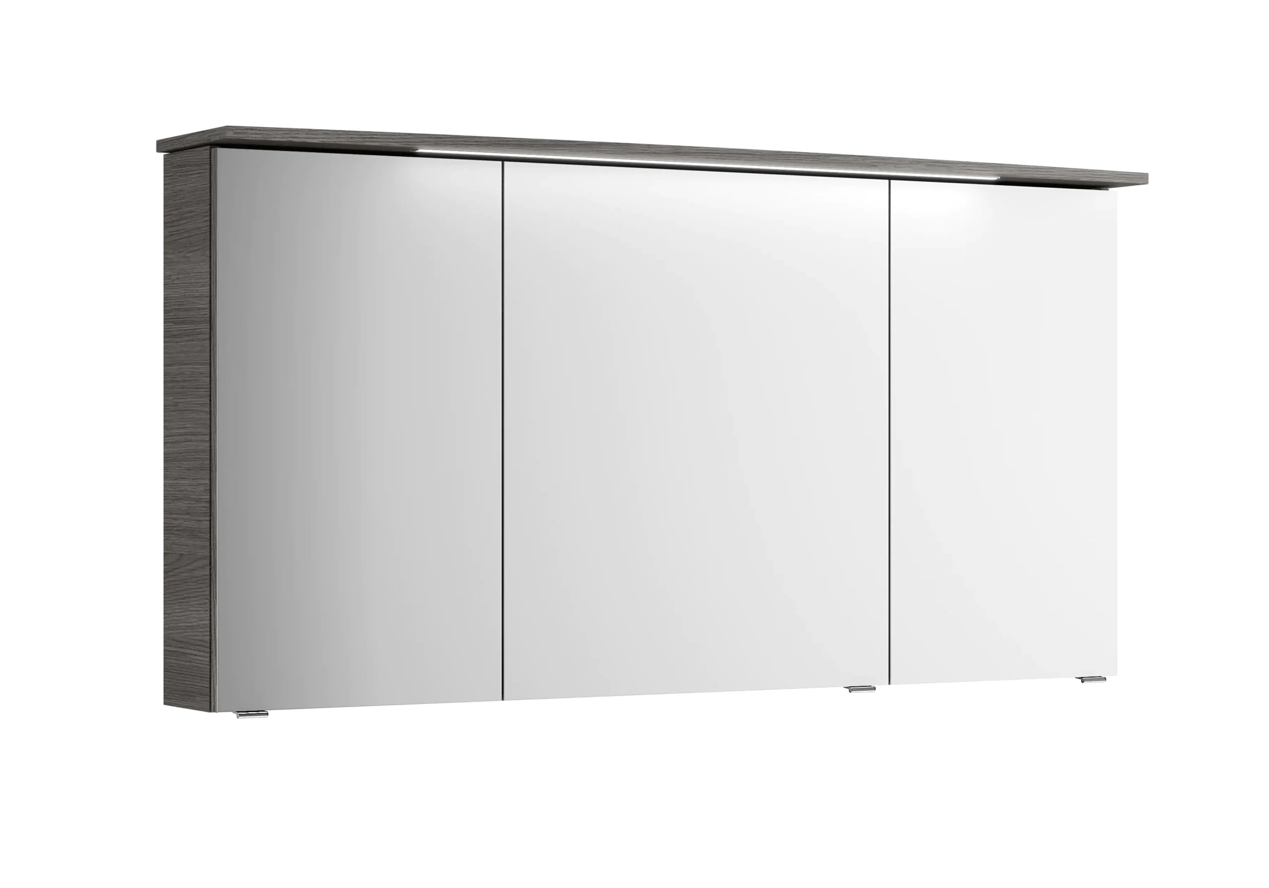 Pelipal Spiegelschrank Fokus 4010 Graphit Struktur quer, Breite 1420 mm