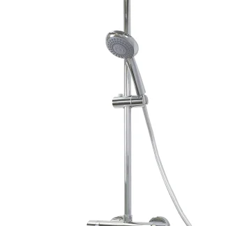 Breuer Duschsäule Aquamaxx 310 Thermostat Thermostat, verchromt, Kopfbrause eckig