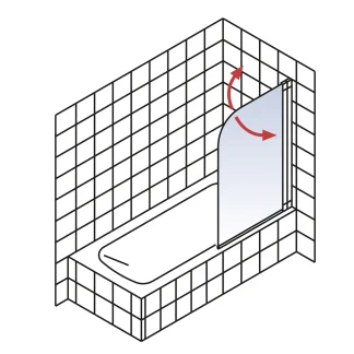Schulte Badewannenaufsatz EP16503 1-tlg. 70 x 130 cm + Klebe-System EKS