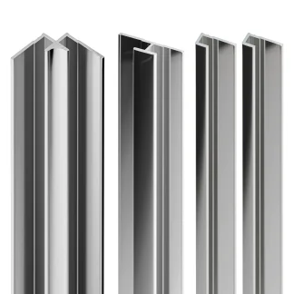 Schulte Profilset für Duschrückwände chrom 255 cm