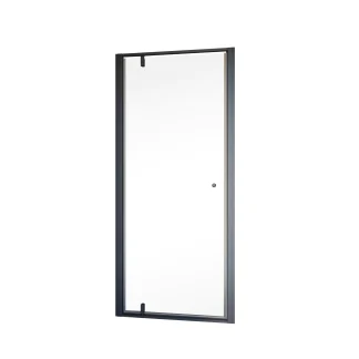 Schulte Nische mit Drehtür 90 x 200 cm Trend 2.0 mattschwarz