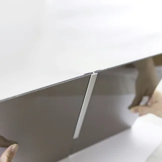 Breuer Verbindungsprofil 3,3x0,7x255 cm, schwarz matt