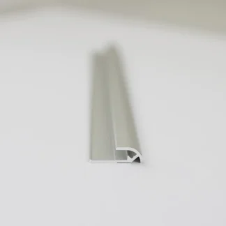 Breuer Profil Abschluss rund 2,3x0,7x255 cm, alu silber matt