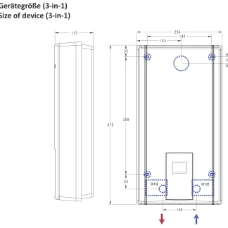 Thermoflow Durchlauferhitzer Elex 3 in 1 18 / 21 / 24 kW, elektronisch