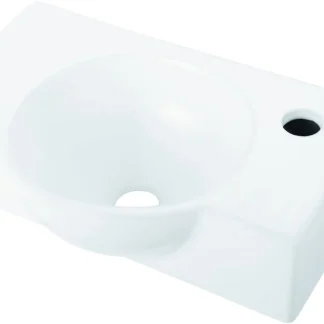 Primaster Gästewaschbecken 40 cm Diego weiß Keramik