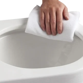 Primaster Wand WC spülrandlos Iota Tiefspüler weiß erhöht inkl. WC-Sitz