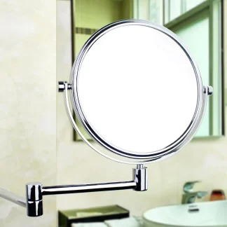 Primaster Wand-Kosmetikspiegel 5-fach Vergrößerung rund