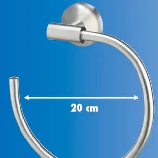 Trendline Handtuchring Edelstahl gebürstet Simple Round Ø 30 cm