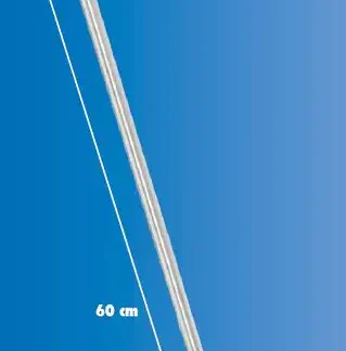Trendline Handtuchhalter Edelstahl gebürstet Simple Cube 60 cm