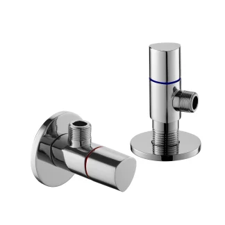 Primaster Design Eckventil 1/2" x 3/8" Relax chrom 2er Set