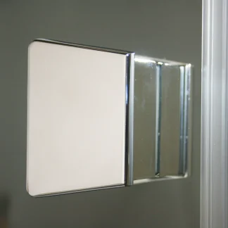 TrendLine Dusch-Eckeinstieg-Tür Easy-6 Open 90 x 90 cm Klarglas chrom