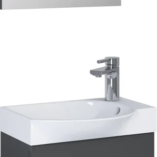 Gästewaschplatz Stuttgart Breite 45cm, Anthrazit
