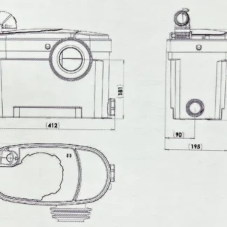 Setma Hebeanlage Aquamotor 500 W