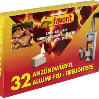 Favorit Anzündwürfel weiß, 32 Stück