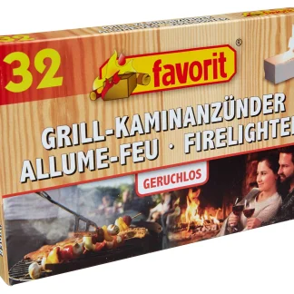 Favorit Grill-Kaminanzünder geruchlos 32 Stück