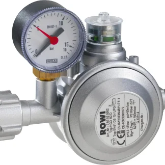 Rowi Gas-Druckregler für Innenräume HGD 1/2 mit 2-fach Überdrucksicherung