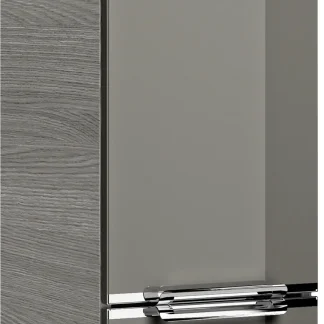 Pelipal Midischrank Trentino Beimöbel Glas grau, graphit struktur quer