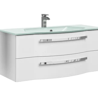 Pelipal Waschtischunterschrank Fokus 4005 mit Glaswaschtisch