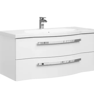 Pelipal Waschtischunterschrank Fokus 4005 mit Mineralmarmorwaschtisch