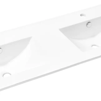 Primaster Keramikwaschbecken 121 cm Düsseldorf weiß