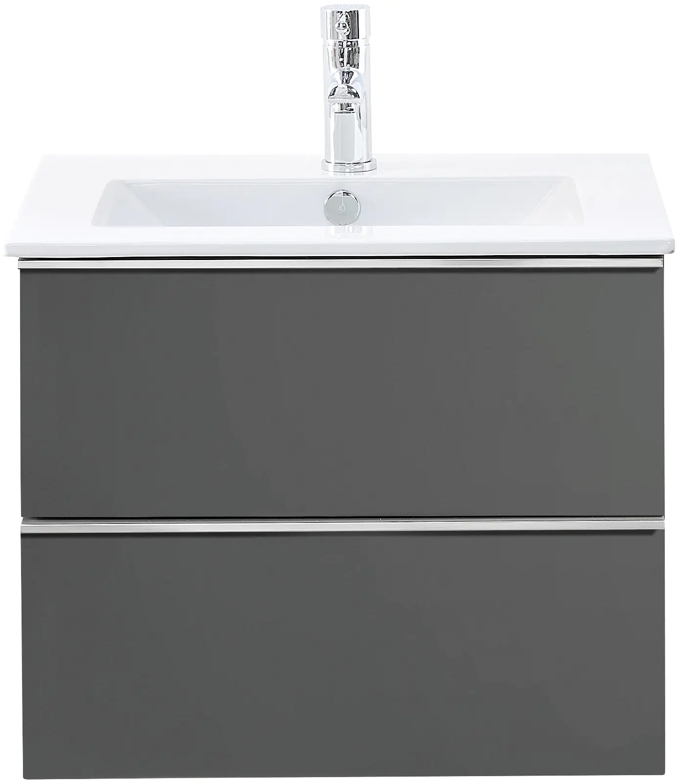 Primaster Waschtischunterschrank Düsseldorf grau 59 cm