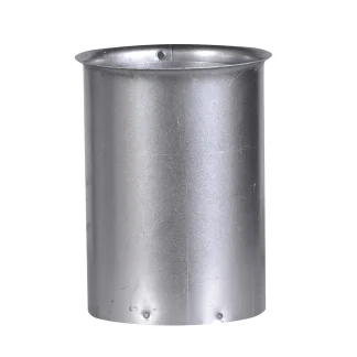 FireFix Wandfutter Ø 80 mm, doppelt für Pelletöfen