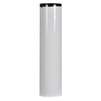 FireFix Ofenrohr Ø 120 mm, 50 cm, weiß emailliert