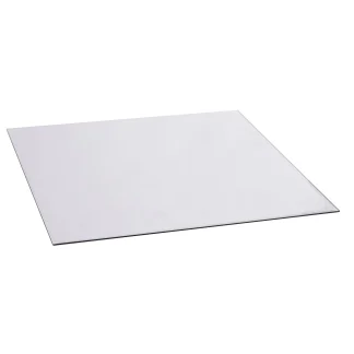 FireFix Bodenplatte Glas 100 x 100 cm Quadra Funkenschutzplattet