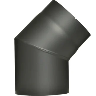 FireFix Ofenrohrbogen 45°, Ø 150 mm, schwarz