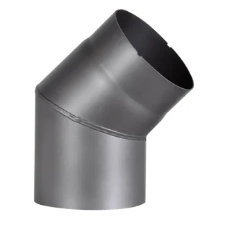 FireFix Ofenrohrbogen 45°, Ø 150 mm, dunkelgrau