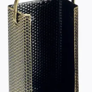 FireFix Briketttrage 20 x 14 x 32 cm, messing