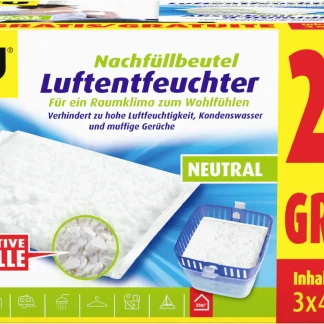 UHU Luftentfeuchter Nachfüllbeutel 450g 2+1 gratis