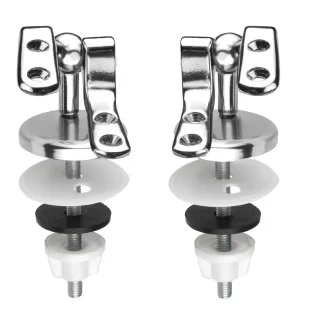 Cornat WC-Sitz Befestigung verchromt / für Holzsitze