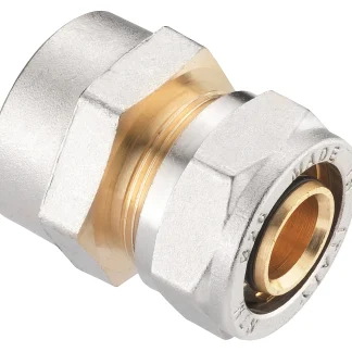 Cornat Schraub-Kupplung komplett ø 26 mm 1" IG Messing vernickelt