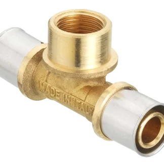 Cornat Press-T-Stück komplett Messing/Edelstahl, ø 26 mm