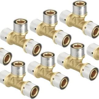 Cornat Press-T-Stück komplett Messing/Edelstahl, ø 16 mm