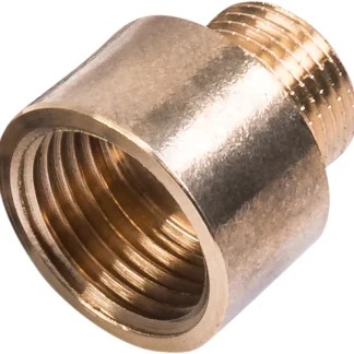 Cornat Reduzierstück Messing 3/8" IG 1/2" AG Messing blank 3/8" IG 1/2" IG