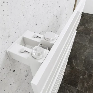 Schulte Handtuchwärmekörper Breda werkseitig befüllt 106 x 50 cm 600 Watt