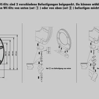 Primaster WC-Deckel mit Absenkautomatik Spa weiß