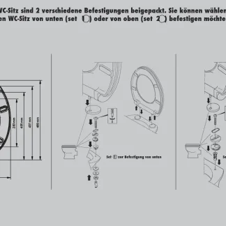 Primaster WC-Deckel mit Absenkautomatik Karibik weiß