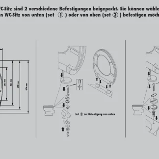 Primaster WC-Deckel mit Absenkautomatik Ibiza weiß