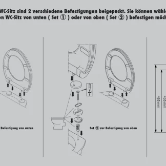 Primaster WC-Deckel mit Absenkautomatik Venus weiß