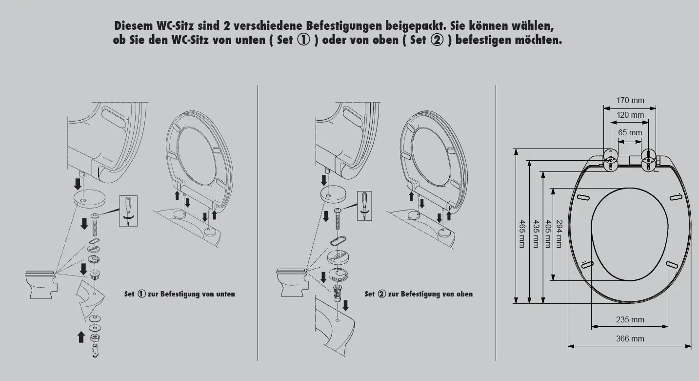 Primaster WC-Deckel mit Absenkautomatik Venus weiß