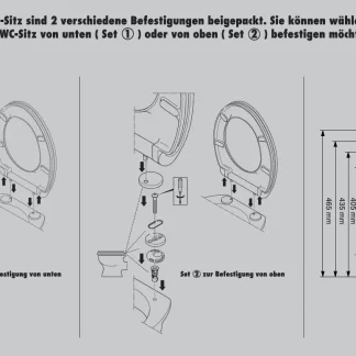 Primaster WC-Deckel mit Absenkautomatik Lodge weiß