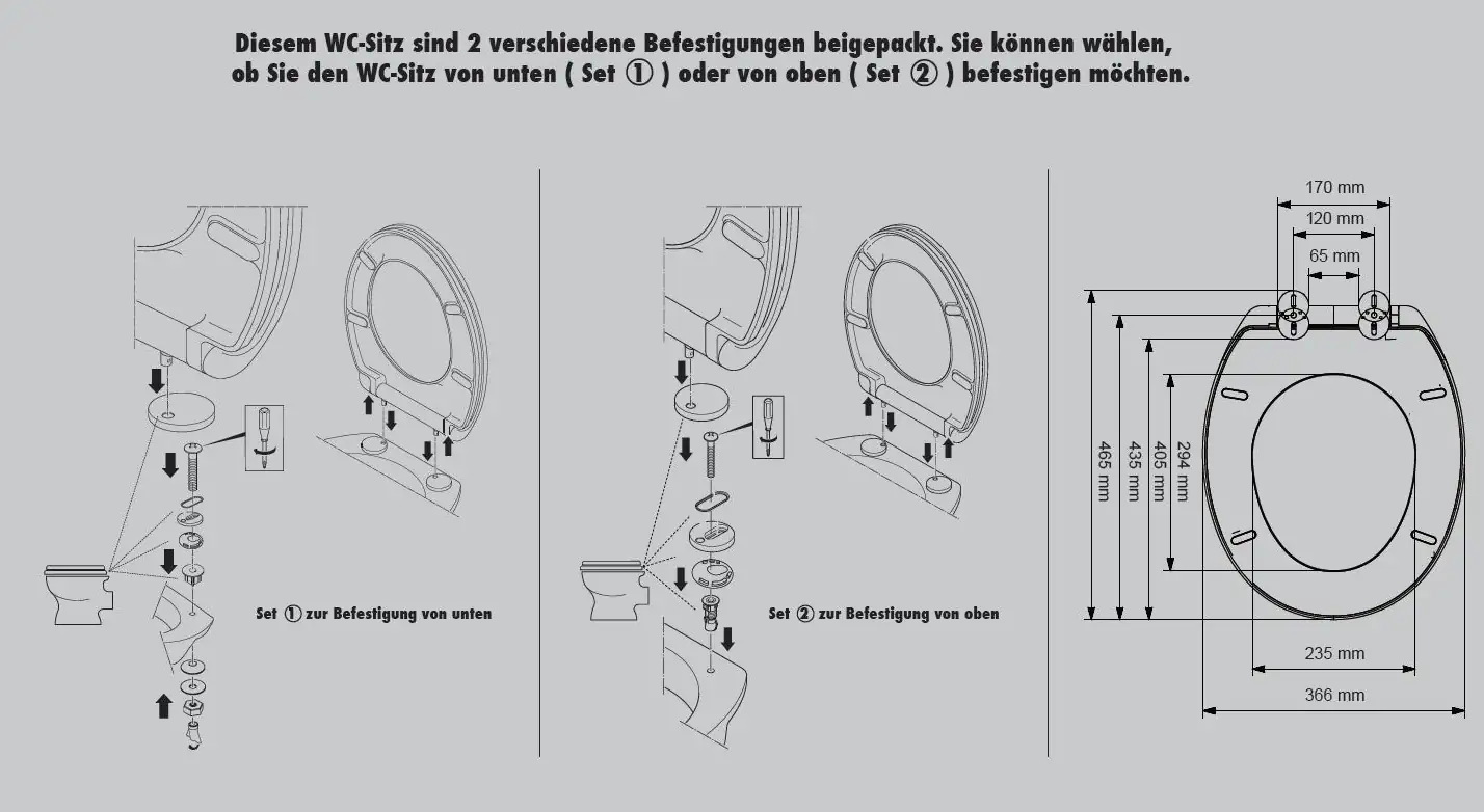 Primaster WC-Deckel mit Absenkautomatik Jump weiß