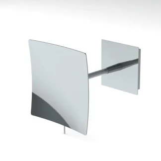 Primaster Wand-Kosmetikspiegel 5-fach Vergrößerung eckig