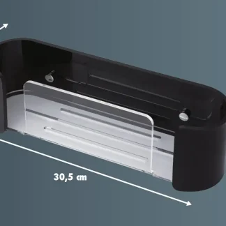 Primaster Duschkorb Acryl schwarz