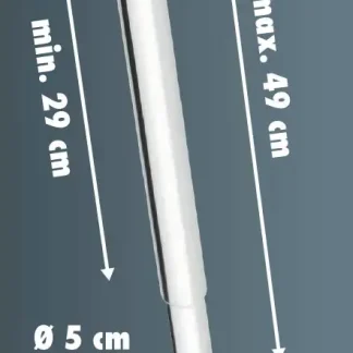 Primaster Teleskop-Handtuchstange Edelstahl verchromt Classic Cube