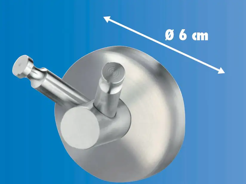 Trendline Multifunktionshaken Simple Round Edelstahl gebürstet