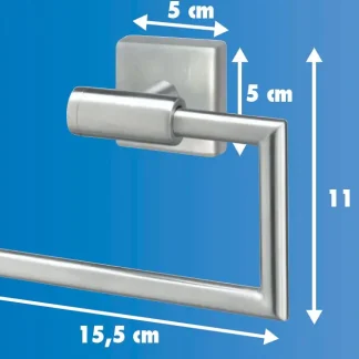 TrendLine Toilettenpapierhalter Edelstahl gebürstet Simple Cube